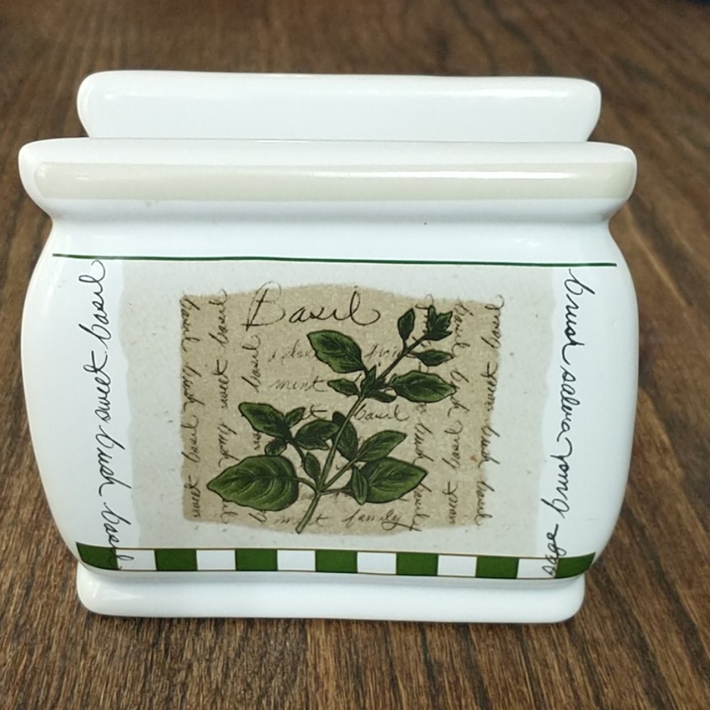 Vintage Himark Savory Tyme Herbs Napkin Holder